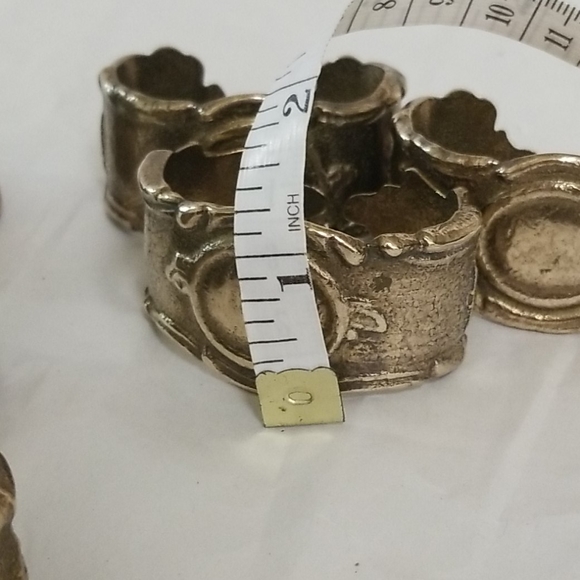 Set of 6 Napkin Ring Holders - Picture 8 of 8
